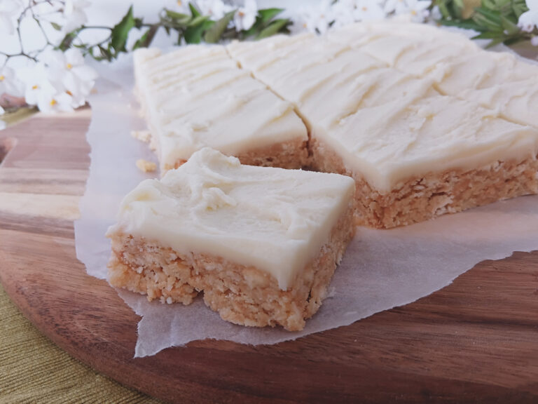 Honey slice sweet afternoon tea