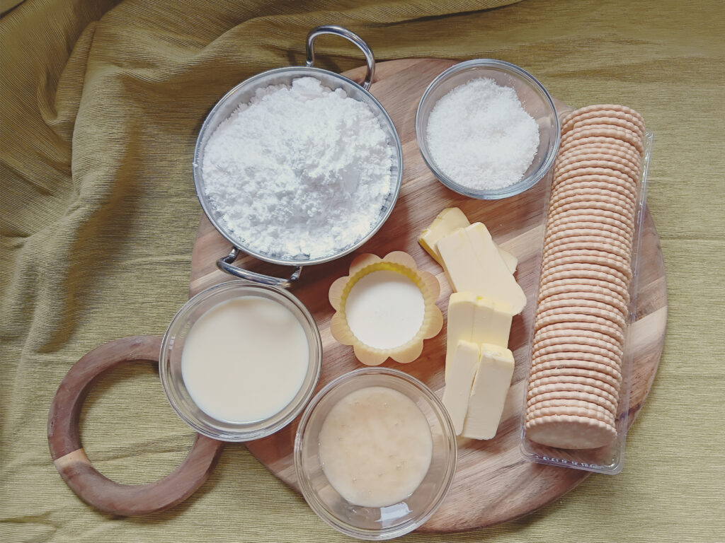 Honey slice ingredients