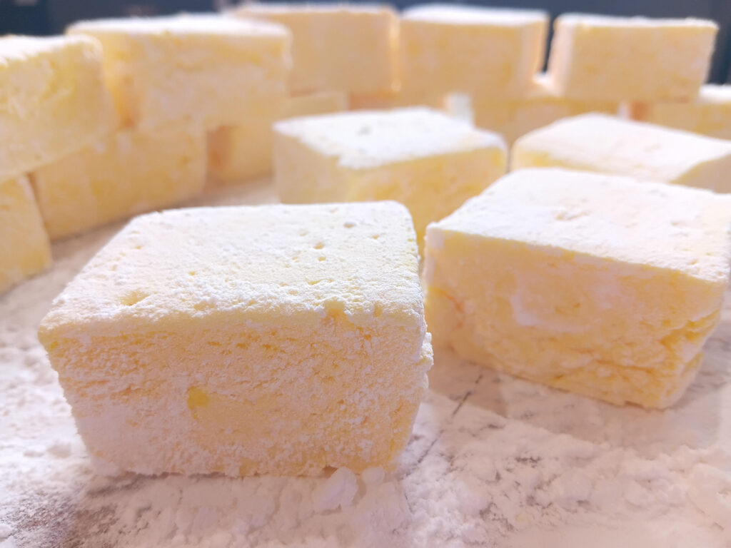 homemade lemon marshmallow