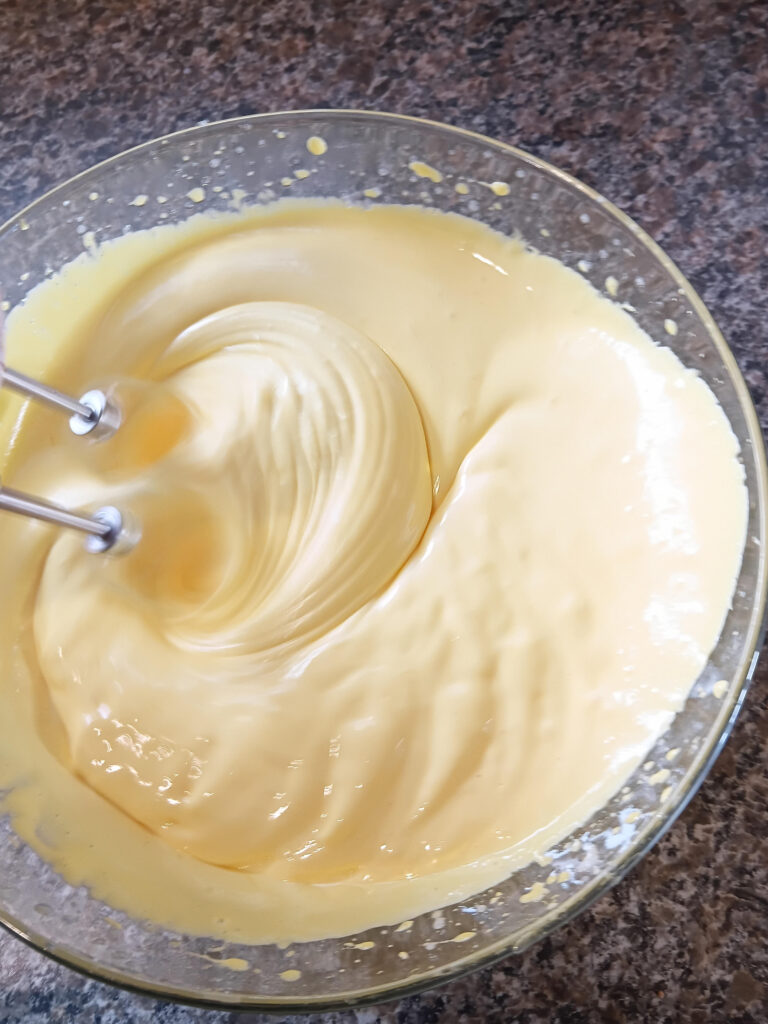 lemon marshmallow mixing