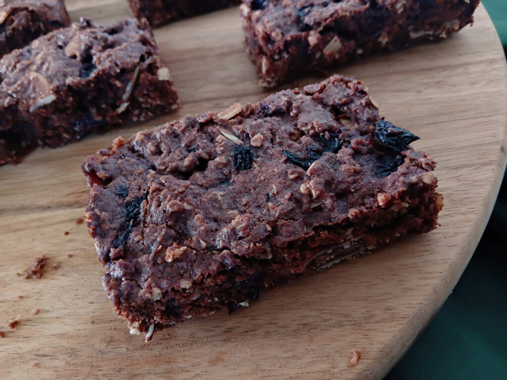 chocolate cherry almond bars