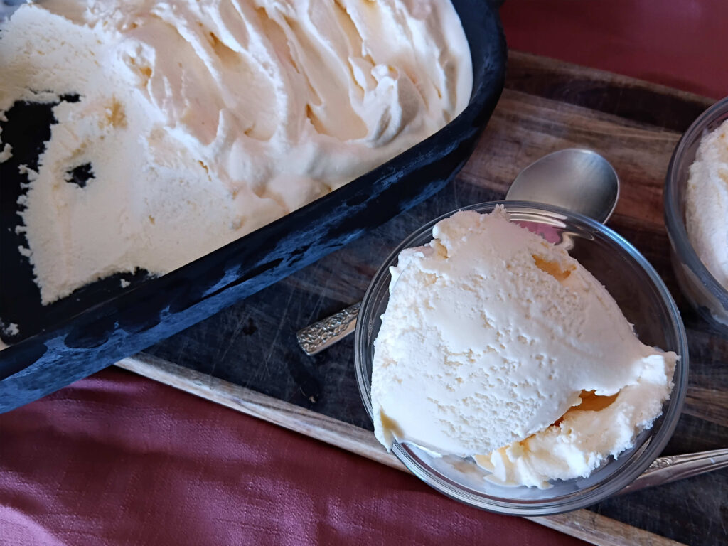 vanilla ice cream homemade