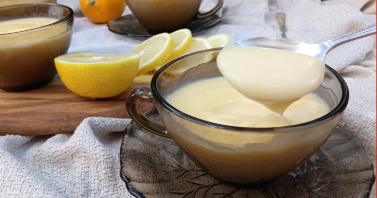 Lemon Sour Cream Custard