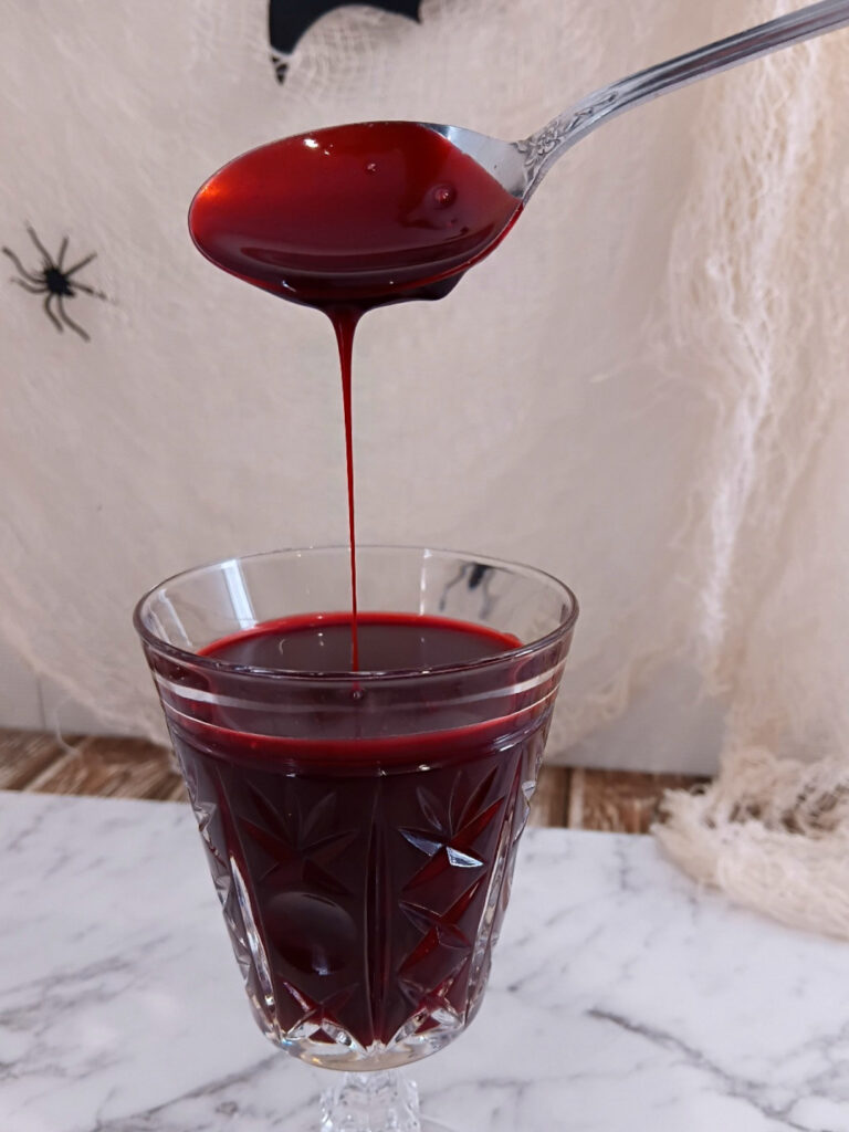 edible fake blood Drip