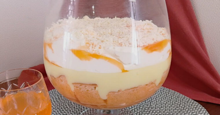 Fanta and White Chocolate Trifle