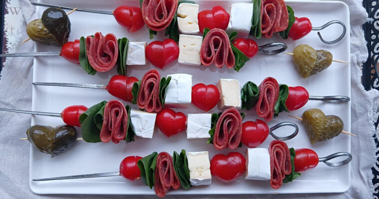 Tomato Heart Skewers