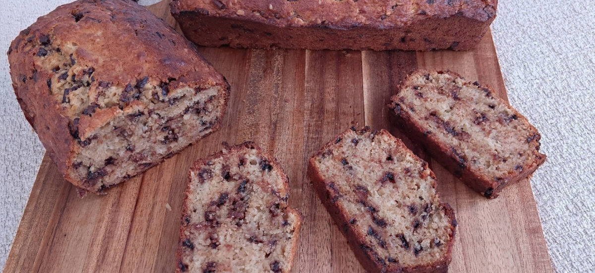 Banana Oat Loaf –  With Chocolate Chips