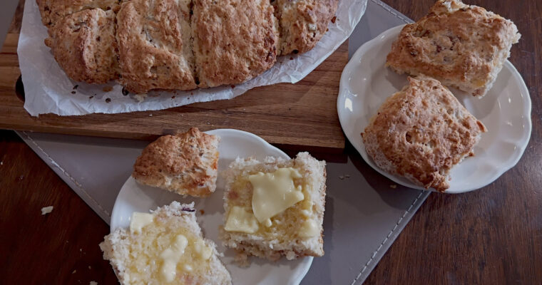 Ham and Cheese Scones