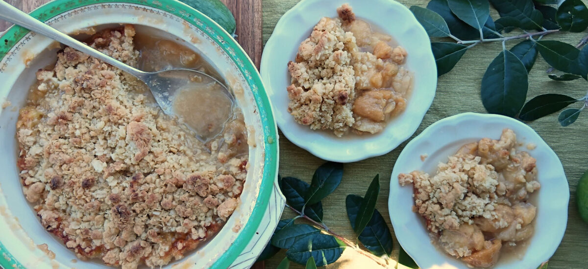 Feijoa Crumble