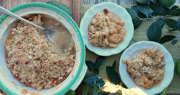 Feijoa Crumble