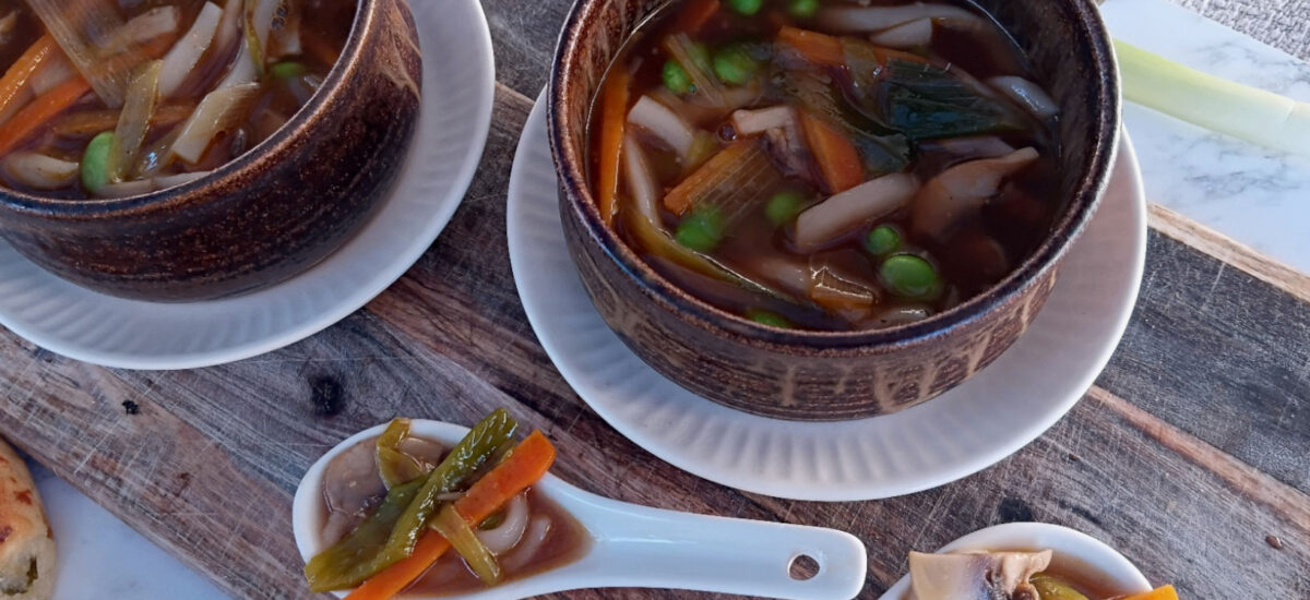 Spring Onion Noodle Soup