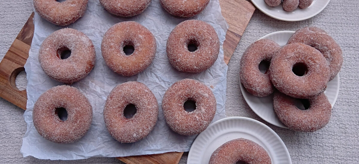Cinnamon Donuts – cake style fried donuts
