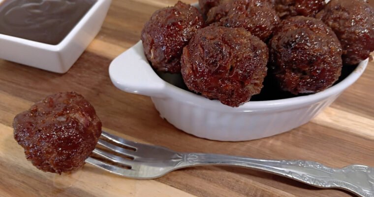 Baked BBQ Meatballs