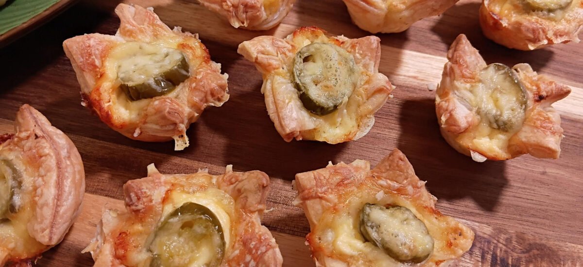 Cheesy Jalapeno Pastry Bites.