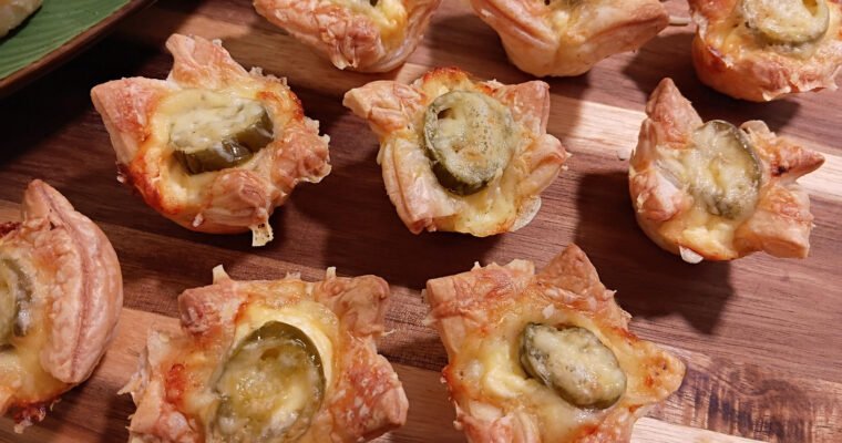 Cheesy Jalapeno Pastry Bites.