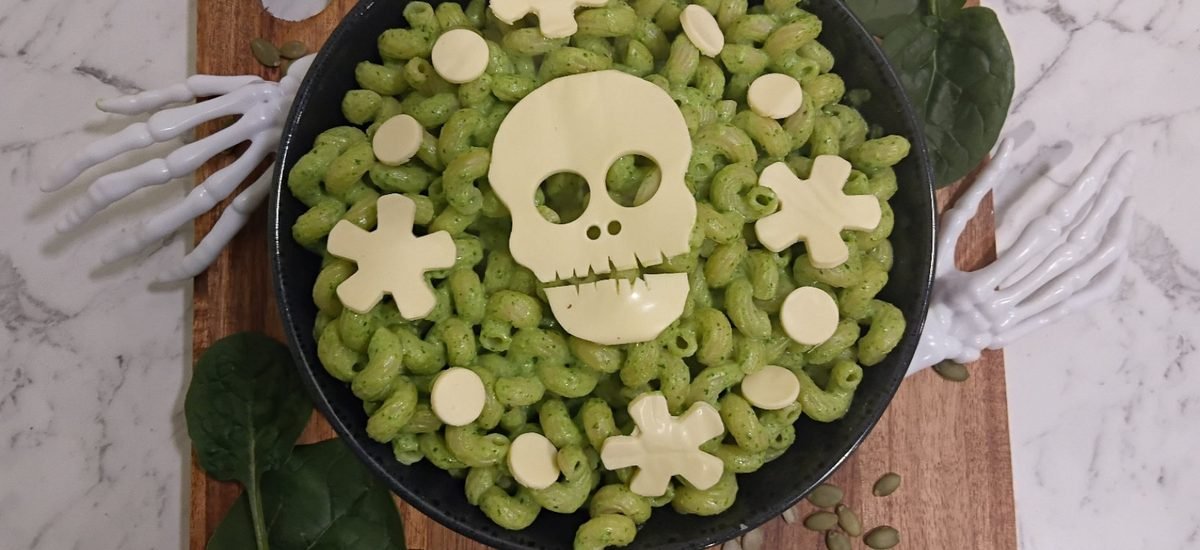 Spooky Green Pasta