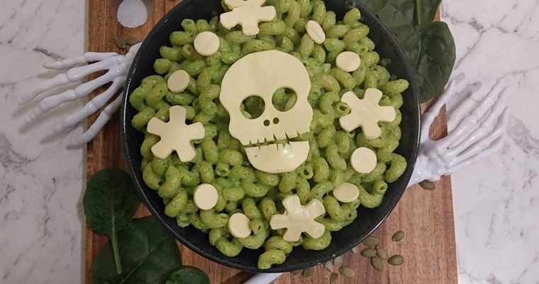 Spooky Green Pasta