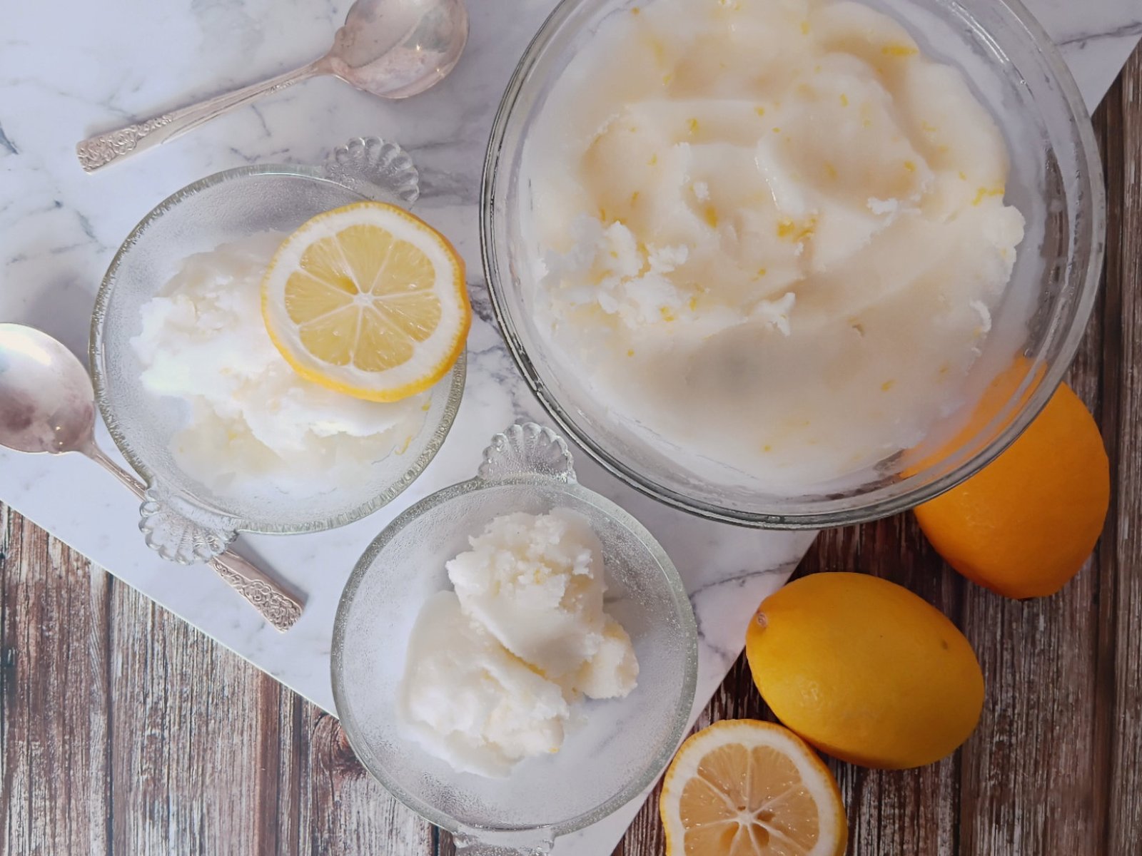 Lemon sorbet