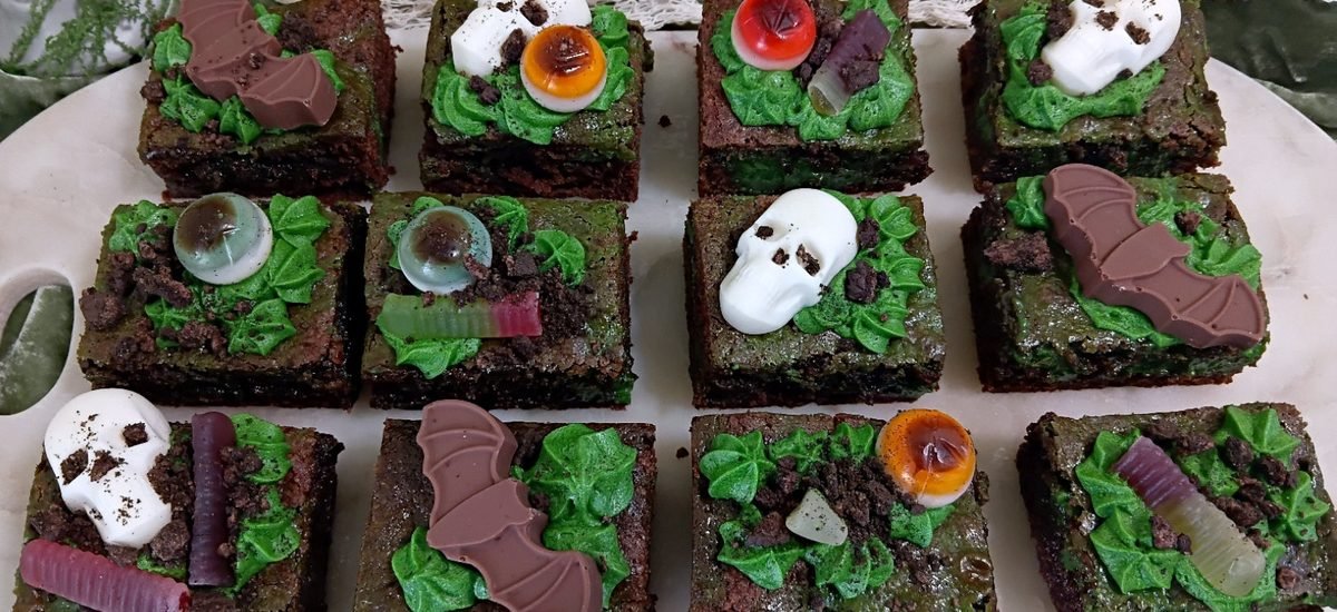 Graveyard Brownies