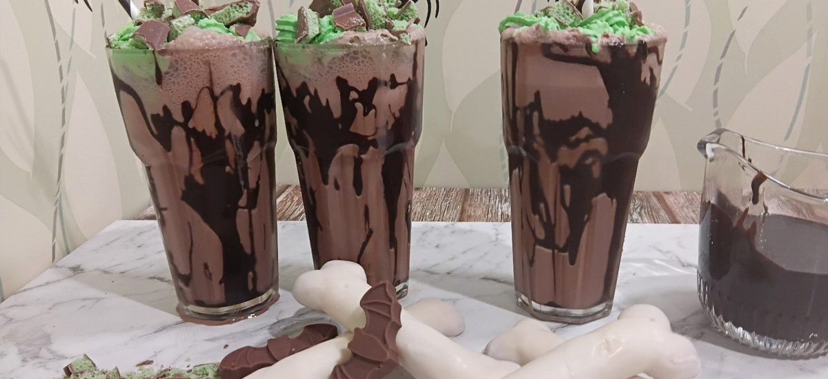 Mint Chocolate Graveyard Milkshakes